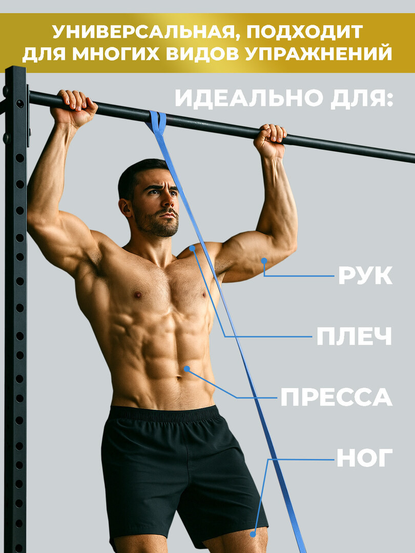 Резинка для фитнеса, жгут для тренировок, эспандер ленточный, резинка для турника нагрузка 9-16 кг, красная
