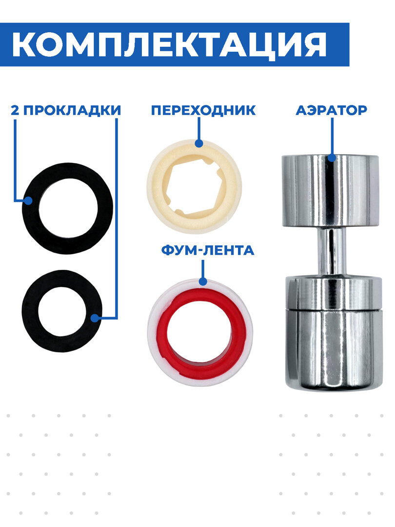 Насадка на кран для кухни Boomshakalaka, аэратор для смесителя, насадка на кухонный кран, водосберегающая, 1 режим